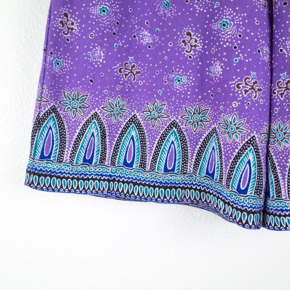 Vintage Printed Shorts & T-Shirt Two Piece Matching Set M - Picture 3 of 13